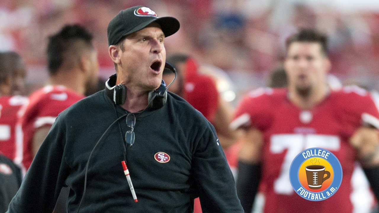 CFB AM: Jim Harbaugh to Michigan is becoming more real by the day